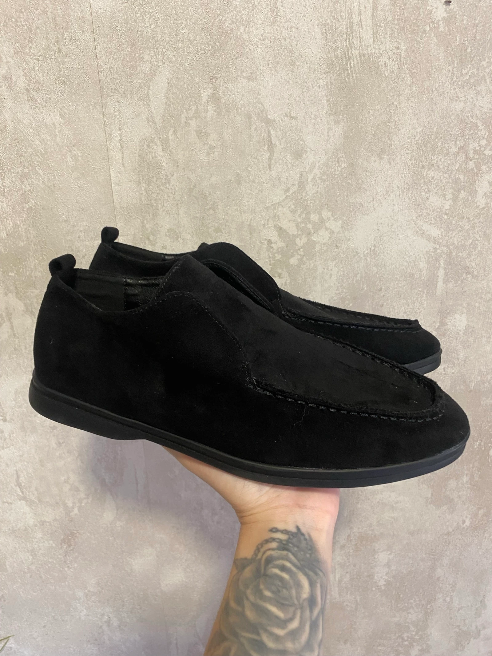 Zwarte vrouwen mocassins – photo 9